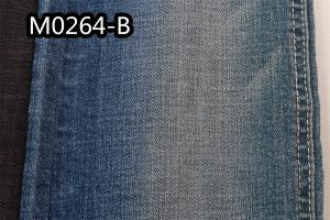 Quality Custom 9.7Oz Cross Hatch Cotton Denim Fabric Stretchy Super Dark Blue wholesale