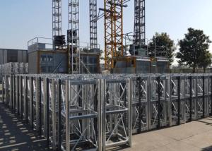 Quality 46M/Min Steel Q355B Vertical Construction Hoist With Double Cages wholesale