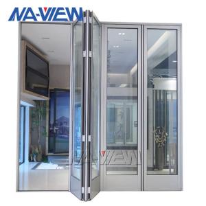 Quality Waterproof Bifold Glass Windows Grey Aluminium Folding Windows wholesale