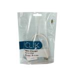 Wire Line Packaging Clear Stand Up Zipper Bag Moisture Proof For USB Cable