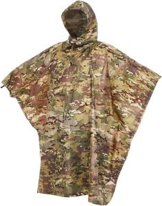 Quality Camouflage Military Ripstop Ponchos 100% Polyester Outdoor Hiking wholesale