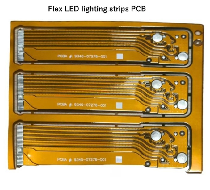 0.05mm-0.4mm FPBC Flexible PCB Board Circuit Boards Manufacturing For Led Light