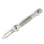 Bushing Medical Equipment Parts / Stainless Steel Screwed Rod Customized Color