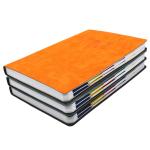 Custom Color A5 Pu Leather Cover Notebook for Personalized Leather Agenda