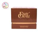 Brown Cosmetic Gift Box , High End Beauty Box Recyclable Feature