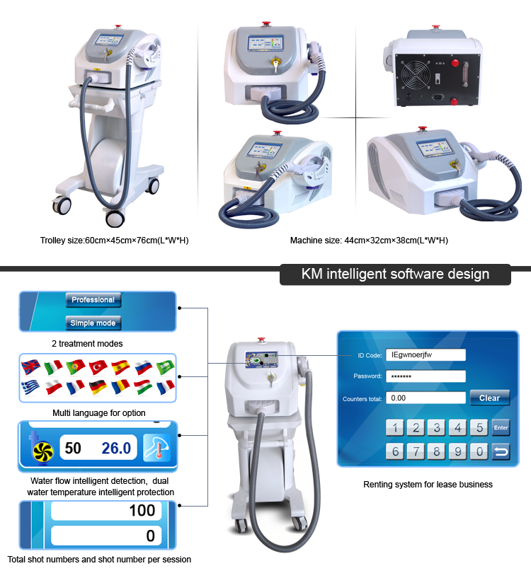 Home OPT IPL Laser Machine Permanent Skin Whitening Laser Treatment Machine