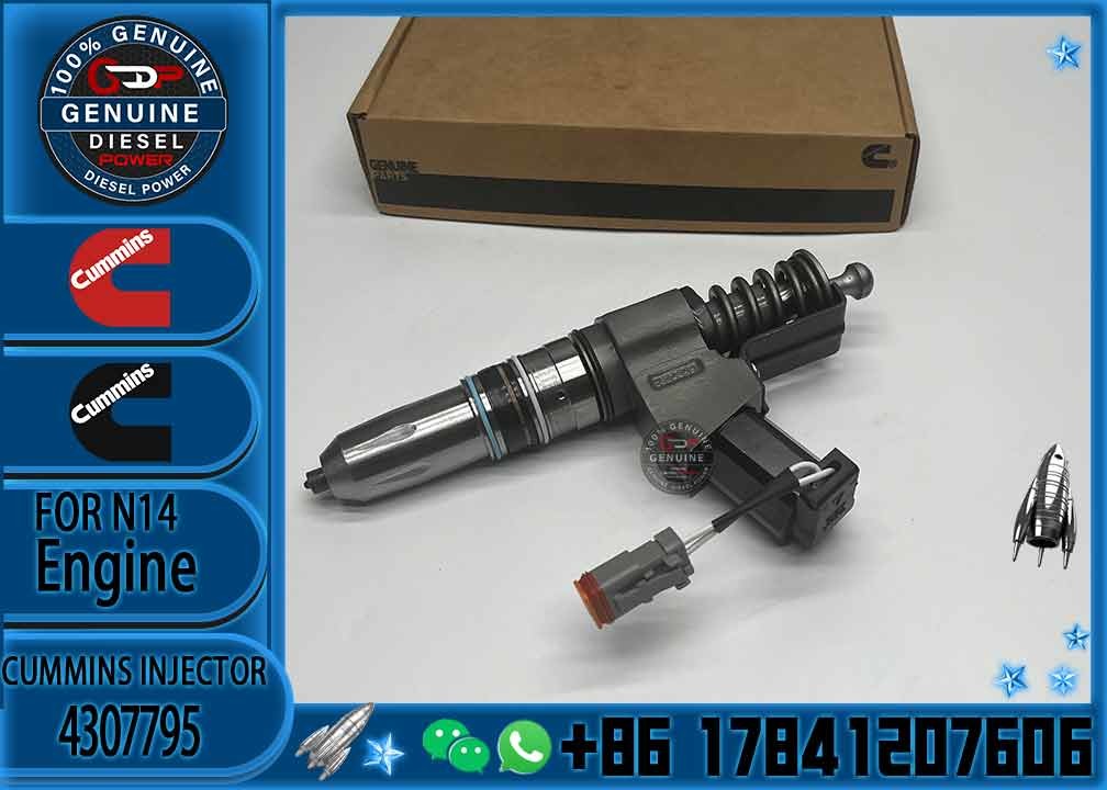 Auto Parts Common Rail Diesel Fuel Injector 4307795 3073995F For Cummins QSN14 N14