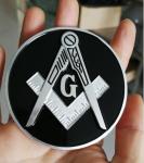Trade Assurance Custom Masonic Metal Car Emblem Badge with 3M adhesive