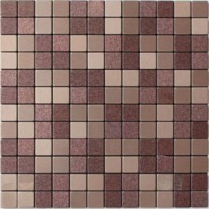 Quality Light Purple Beige Solid Face Metallic Mosaic Tiles Self Adhesive wholesale