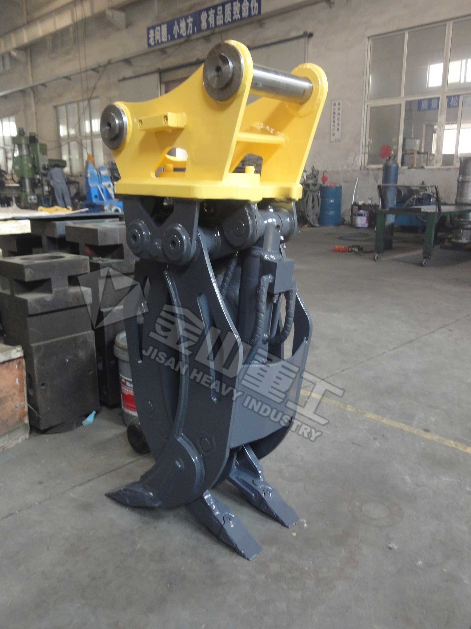 Mini Excavator Rock Grab Fixed Type Solid Steel High Efficiency Fit XCG60