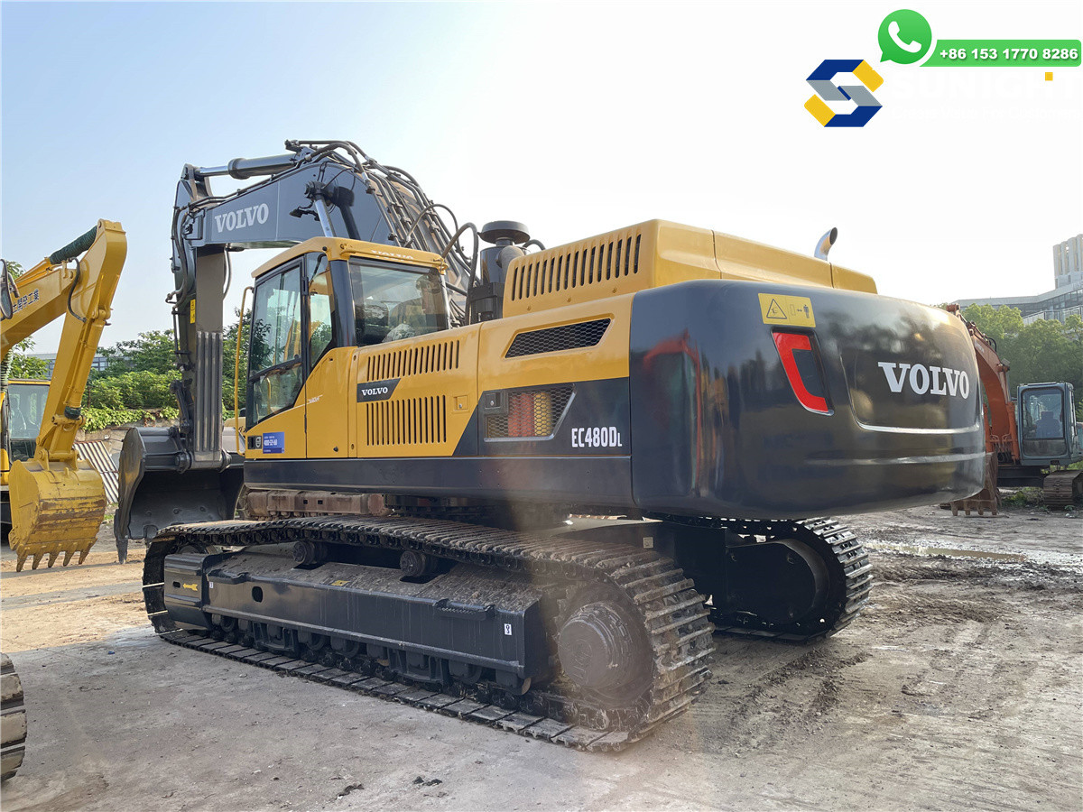 Original 48 Ton Second-hand Crawler Diggers Used Excavators Used Engineering Construction Machinery Volvo EC480 for Sale
