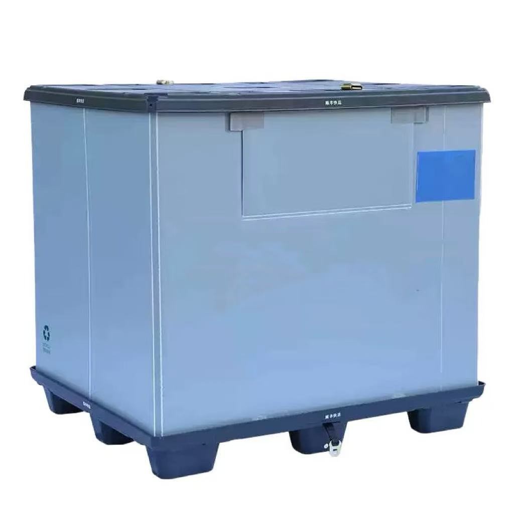Plastic Pallet Box PP Honeycomb Sheet Coaming Moving Shipping Container