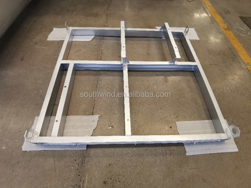 3-10mm Thickness Heavy Structure Steel Frame Welding Fabrication for Street Light Poles