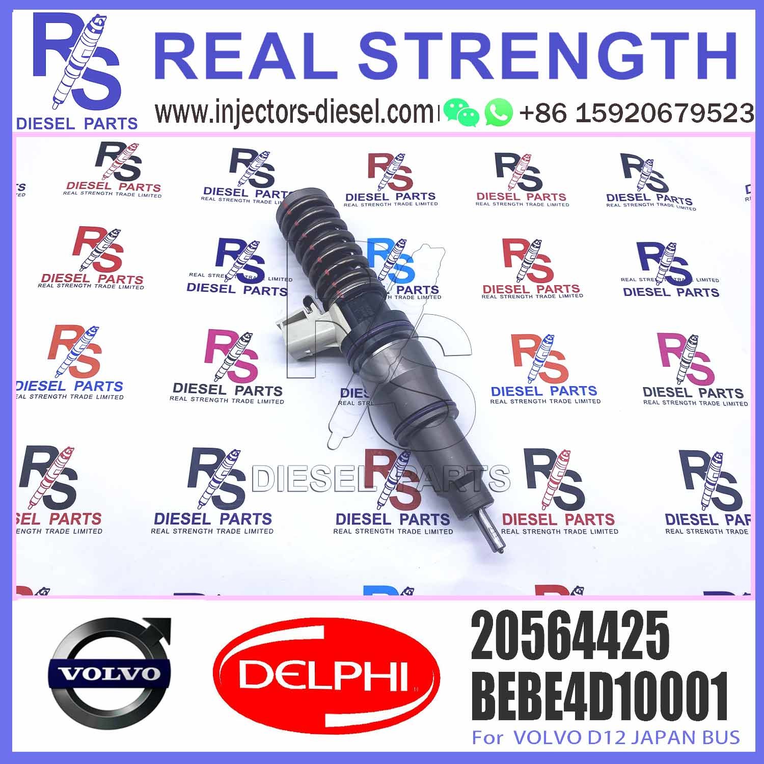 20547350 20547351 20555521 20564425 20564930 20569291 ELIC Engine Common Rail Fuel Injector 207012362 20714369 20747798