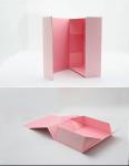 Necklace Jewelry Rectangular Ribbon Magnetic Folding Gift Box ODM Accepted