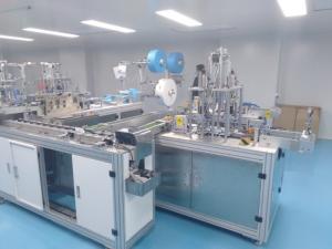 Quality UPM80-100 Efficiency Face Mask Making Machine 10KW Automatic Counting wholesale