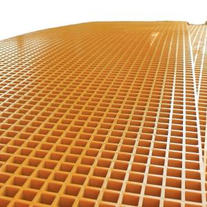 Quality Mesh Frp Composite Grate Decking Anti Slip Fiberglass Panel Cutting wholesale