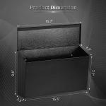 Wall-Mount Mailbox Large Electrostatic Powder Coating Post Box for Outdoor