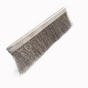 Quality Hard Wearing Stainless Steel Strip Brush Roof Cleaning Wire Brushes wholesale