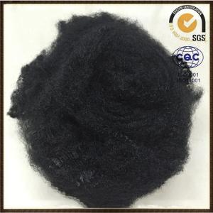 Quality 6D x 64mm Black PSF Virgin Polyester Staple Fiber For Geotextile wholesale