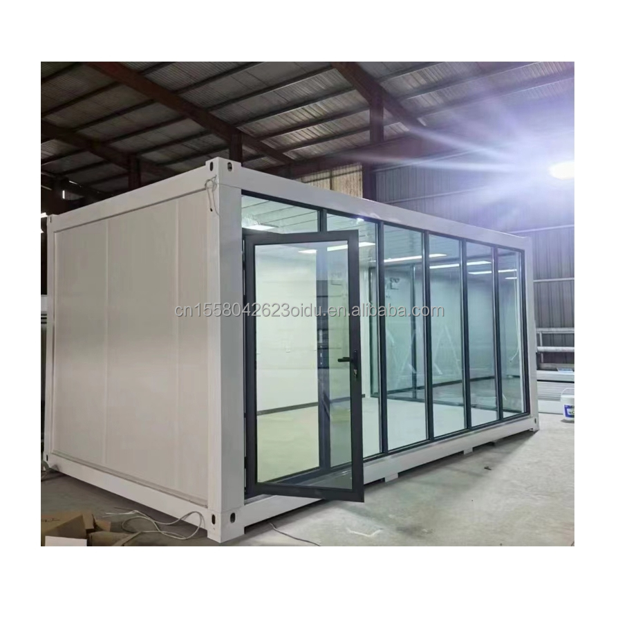 Main Structure Galvanized Steel Square Tubes in Made 20ft Flat Packaging Prefabricated Temporary Container Workshop