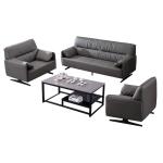 Executive Office Furniture Manufacturers Customization Three Seat Leather Sofa