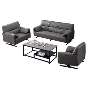 Quality Executive Office Furniture Manufacturers Customization Three Seat Leather Sofa Sets wholesale