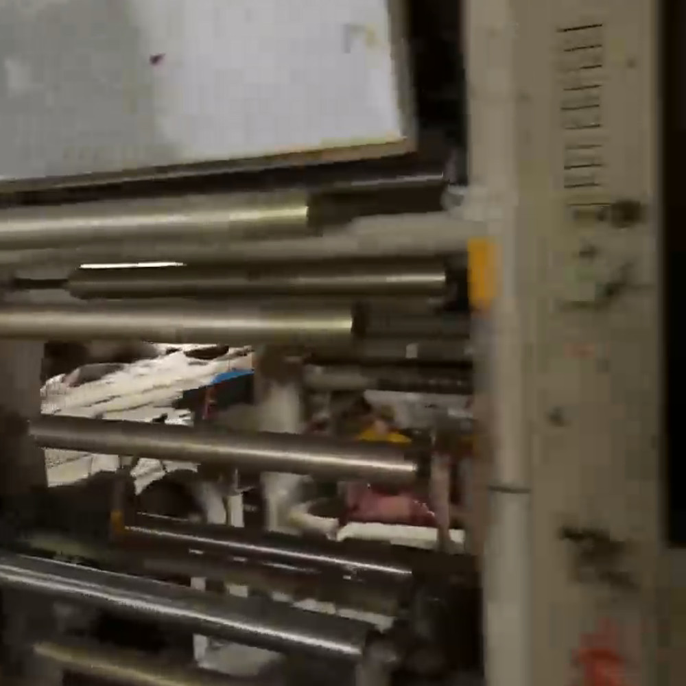Second Hand 1.6M Woven Bags Cutting And Printing Machine 3-6 Colors Flexo Printing Machine