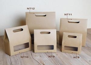 Quality Greaseproof 80gsm Paper Bags With Clear Window wholesale