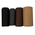 Non Slip Embroidery Quilted Leather Material With Foam For Sofa Car Seat