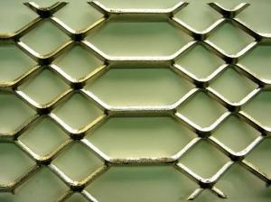 China 4mm Carbon Steel Heavy Duty Expanded Metal Mesh Gothic Style Decoration on sale