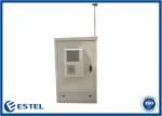 30U 19" Rack IP55 Base Station Cabinet Anti Theft Two Compartments Two Doors
