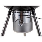 Outdoor Barbecue 18 inch Deluxe Kettle Charcoal Grill with Portable Charcoal