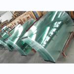 Curved Shower Tempered Glass Door Frameless 12mm For Decoration