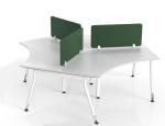 Eco friendly Desk Acoustic Screens Acoustic Noise Cancellation Office Desk