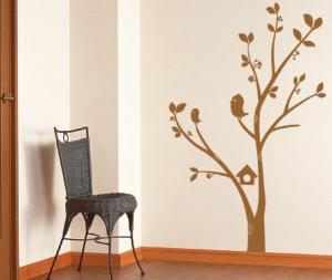 Quality Tree and Flower PVC Wall Sticker B092 / Tree Home Decoration wholesale