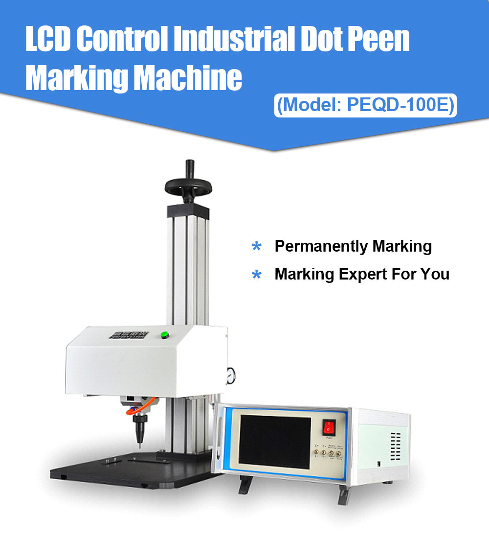 Tabletop 400 W Copper , Brass , Hard Plastic Dot Peen Marking Machine