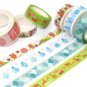 Quality CMYK Waterproof Kawaii Washi Tape For Scrapbooking Planner wholesale