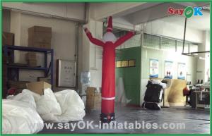 Quality Air Advertising Man Snowman Shape Indoor Inflatable Air Dancer For Holiday Advertising wholesale