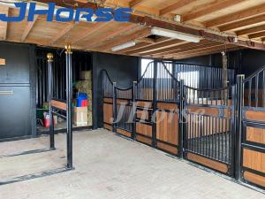 Quality High Density Water Resistant Metal Horse Stall Fronts Pine Wood Filling wholesale