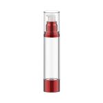 Vacuum bottle Cosmetic lotion bottle anodized vacuum bottle with large ring base