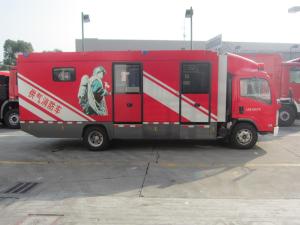 Quality Powerful Huge Capacity Japanese Chassis Gas Supply Fire Truck 3 Seats 10 Ton wholesale