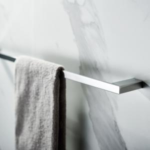 Quality 62.5cm Stainless Steel Bathroom Hardware Modern Towel Rail Polished wholesale