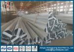 Q345 Conical Tapered Galvanized Street Light Pole ISO9001 Standard NEA Standard
