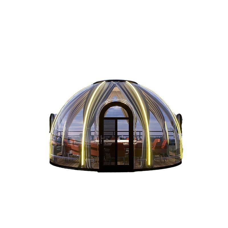 Outdoor Camping Homestay Windproof insulation PC Room Hotel Catering Bubble Room Transparent tent