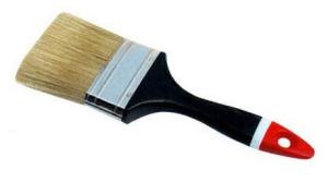Quality Personalised House Paint Brush White Bristle Edging Lacquered Handle wholesale