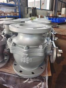 Quality Industrial DI 6&quot; Flanged Ball Valve For Pipeline DN150 wholesale