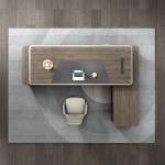 Luxury Wooden Ceo Tables Boss Manager Office Table Modern Executive Desks