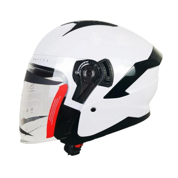 Outdoor Riding Double Visor Half Face Motorcycle Helmet for Protection in Any