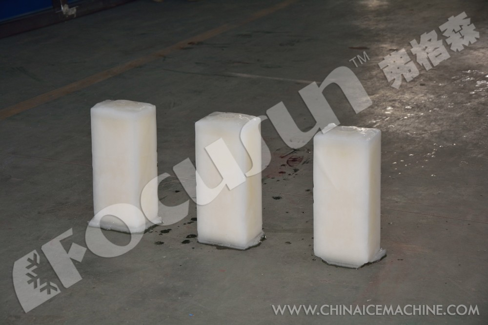 Milky White 27 Tons Direct Refrigeration Block Ice Maker with Video Outgoing-Inspection
